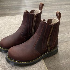 Brown Dr. Martens